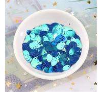 coudre des paillettes, Lot de 500 petits œuf ovales 5 x 8 mm, ellipses plates avec un trou latéral, adaptés aux robes danse du ventre, accessoires couture DIY(Ab Dark Blue)
