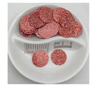 coudre des paillettes, Paillettes plates rondes en vrac de 20 mm for décoration mariage, couture, scrapbooking, bricolage(Red)