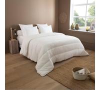 Couette 2 Personnes 220x240 cm - Tempérée 300g/m² - Blanche - Anti-Acariens - 100% Polyester - Fabriquée en France - Confort Toutes Saisons