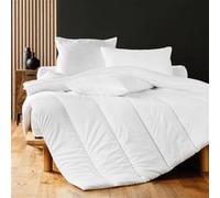 Douceur d'Intérieur, Couette 2 Personnes (200 x 200 cm) Confort Blanc, Polyester