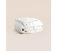 Couette 200x200 cm - 50% duvet et plumes 50% microfibres - Moelleuse - Toute saison - Fabriquée en France - Garantie 5 ans - Tediber