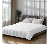 JEMIDI Couette 220x200 - Couette 2 Personnes Chaude pour Hiver et Toutes Les Saisons - Couverture lit en Polyester Duvet sans Plumes d'animaux