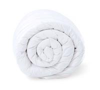 Couette 4 saisons - AMAZINGGIRL - 155 x 220 cm - Blanc - Microfibre - Lavable - 400 gr/m²