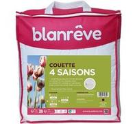 Couette - 260 x 240 cm - BLANRÊVE - 4 saisons - 420 g/m² - Blanc
