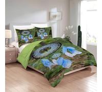 Couette 90x190 Enfant, Style Tendance - Couette Imprimée Tempérée 4 Saisons Réversible Légère, sans Housse Décoration élégante - Edredon Duvet 1 Personne avec 2 Taies d'oreiller C183