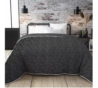 Couette tempérée Gris et blanc 300g 140 x 200 pour lit 1 place ABEIL Blanc