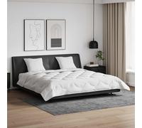Couette avec oreiller 3 pc Blanc Microfibre douce Essentiels de chambre vidaXL v