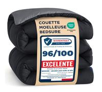Couette-Bedsure-Gris-Noir-135x200cm-300GSM-Couette été simple