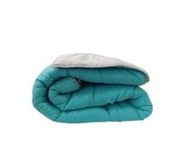 Couette Bicolore Céladon/Gris Clair - 2 personnes 220 x 240 - MI SAISON - MORTREUX