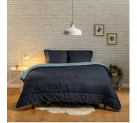 Bleu Calin Couette imprimée La Contraste 400gr/m2 - Chaude et Douce - Utilisation sans Housse - 140x200cm