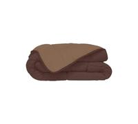CALGARY Couette chaude Microfibre 400g/m² Choco & Moka 200x200cm