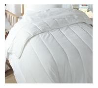 Couette Blanche 140 x 200 cm + 1 oreiller 60 x 60 cm (1 personne) 450 gr/m² ""Fabrication Française""