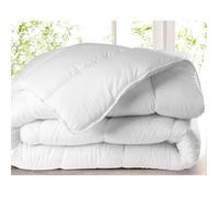 Couette blanche - Anti-Acariens - 140x200 cm - 1 place - Fabriquée en Europe