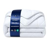 Couette blanche microfibre 200 x 220 cm, toute l’année, pour 1 ou 2 personnes, sans housse, deuxième choix