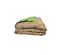 Couette Calgary microfibre 200x200 cm anis et nude