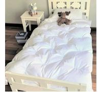 Couette - CASTEX COUETTES NATURELLES - Enfant bio 100x140 - Duvet de Canard - Blanc - Tempérée
