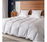 Couette - CASTEX COUETTES NATURELLES - Hiver - 90% duvet neuf - 200x200 cm - Blanc