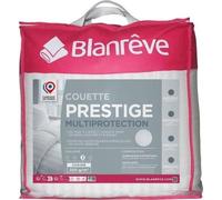 Couette chaude 240x260 cm BLANREVE PRESTIGE Multiprotection - 100% Polyester - 2 Personnes - Satin rayé