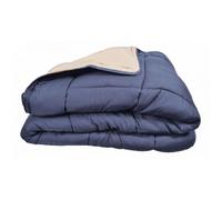 Couette chaude Bicolore Gamme Microfibre ""Cocoon Non feu - Norme NF EN ISO 12952"" toutes dimensions Toison d'or - Cocoon Pétrole