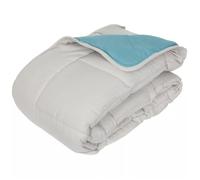 Couette chaude Bicolore Gamme Microfibre ""Cocoon Non feu - Norme NF EN ISO 12952"" toutes dimensions Toison d'or - Cocoon Galet Lac