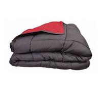 Couette chaude Bicolore Gamme Microfibre ""Cocoon Non feu - Norme NF EN ISO 12952"" toutes dimensions Toison d'or - Cocoon Gris Rouge