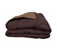 Couette chaude Bicolore Gamme Microfibre ""Cocoon Non feu - Norme NF EN ISO 12952"" toutes dimensions Toison d'or - Cocoon Chocolat