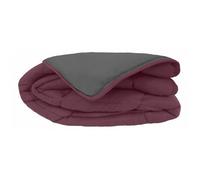 Couette chaude Bicolore Gamme Microfibre ""Cocoon Non feu - Norme NF EN ISO 12952"" toutes dimensions Toison d'or - Cocoon Prune