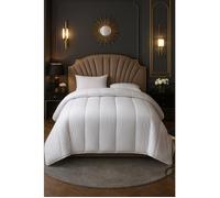 Couette Chaude Blanche Coton - 2 personnes 240 x 280 - spécial grand lit - MORTREUX
