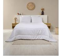 BLEU CÂLIN Couette Coton Bio - Chaude - Enveloppe en Coton Issu de l'agriculture Biologique certifié GOTS - 220x240cm