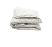 Couette chaude coton percale anti acariens - 1 personne 140x200 - Spécial Hiver - MORTREUX