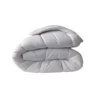 Couette chaude en microfibre blanche - MORTREUX - 2 personnes 220x240 - Fibre creuse siliconnée