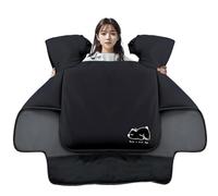 Couette coupe-vent pour moto, couette coupe-vent pour véhicule électrique | Moteur électrique en coton coupe-vent avec poche | Couette pour pare-brise moto