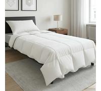 Couette d'été Blanc Fibre de bambou Literie d'été Respirante moderne vidaXL vida