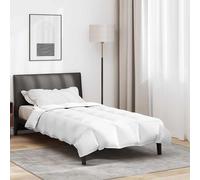 Couette d'été Blanc Plume d'été Literie de couette chambre Linge blanc vidaXL vi