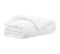 Couette d'été blanche 260 x 240 x 3 cm en microfibre de polyester, légère, respirante, lavable, avec rembourrage en couette, idéale pour les nuits chaudes et un sommeil réparateur en été