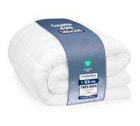 Couette d'été Utopia Bedding, Légère, 140 x 200 cm, 200 g/m², Blanc | Couette Sans Housse Avec Matelassage À Carreaux, Lavable En Machine Pour Une Chaleur Agréable Et Des Nuits Douillettes