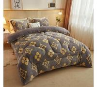 Couette d'hiver Couette Épaisse, Couette d'agneau Super Douce et Chaude, Couette d'hiver Couettes en Cachemire Moelleuses Double Single Twin Couverture en Cachemire(#4,200 * 230cm(5kg))