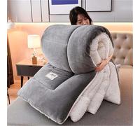 Couette d'hiver en Coton, Couette en Velours Double Face, Épaissir Couverture Tres Chaude Hiver, Couverture Unie, Edredon Gonflant, Chaud Et Confortable,001,200 * 230cm(4.5kg)