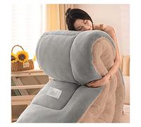 Couette d'hiver lourde et chaude en sherpa pour très grand lit - Literie en laine d'agneau super douce - Couverture d'hiver épaisse double face en polaire d'agneau moelleuse