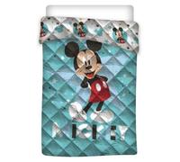 Couette - Disney - Mickey - 140x200 cm - Réversible - Polyester - Lavable en machine