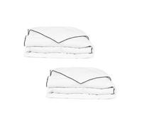 Couette en duvet d hiver 2 pcs 140 x 200 cm