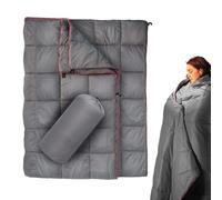 Couette en duvet de camping - Couverture d'extérieur ultra légère et imperméable - Couverture de couchage chaude et pliable - Housse de hamac portable - Tapis résistant au froid pour pique-nique