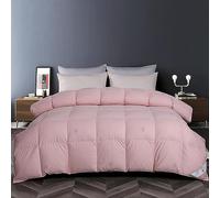 Couette en Duvet d'oie pour Toutes Les Saisons, Motif brodé, Queen Size, 900+ Fill Power, Couette chauffante