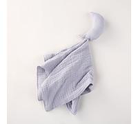 Couette En Mousseline De Coton Pour Bébé,Couverture Douce Pour,Poupées Endormies Lune Et Étoile,Jouet De Sommeil Pour Enfants,Serviette De Salive,Bavoirs - Type Gray Blue Moon