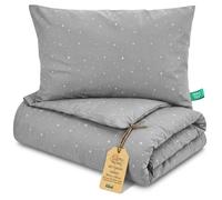 Totsy Baby Couette Enfant en Coton 80x80 Couverture pour Bebe Parure Duvet pour lit bébé 80 x 80 cm et Oreiller 40 x 35 cm Oeko-Tex Safari
