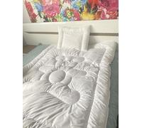 Couette enfant de 100 x 140 cm + oreiller 40x60cm Parure de lit Enfant Couette Bebe | Certifié Oeko-Tex | Toutes Saisons en Microfibre | Convient pour Un lit de Parure de lit pour lit de bébé