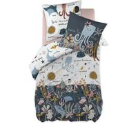 Couette enfant imprimée 140x200 cm - Océan - Bleu