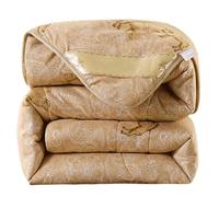 Couette épaisse de couleur unie, rembourrage en poils de chameau super doux, literie tendance imprimée lavable, légère et chaude