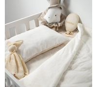 Couette Et Oreiller - Prêt À Dormir En Lin Vert De Gris 100X140