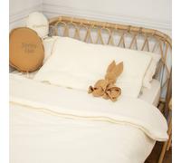 Couette et oreiller prêt à dormir écru